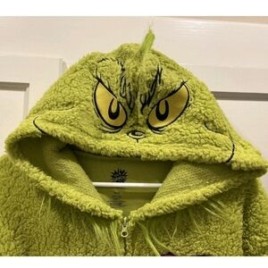 The Grinch Hooded Sleepwear  Pajama  Green  Size 2X NWT